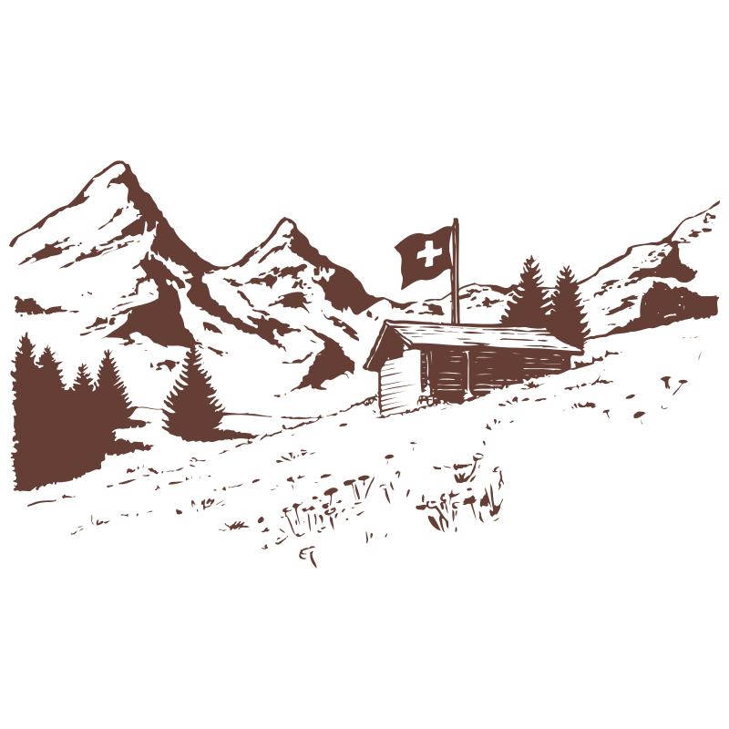Sticker Chalet Suisse