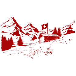 Sticker Chalet Suisse