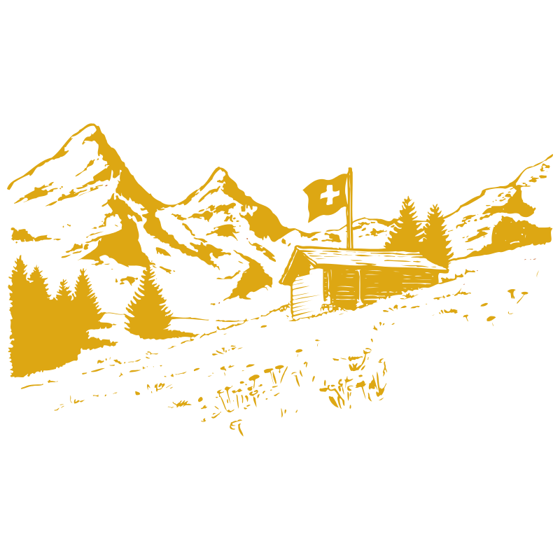 Sticker Chalet Suisse
