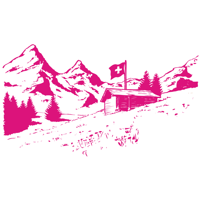 Sticker Chalet Suisse