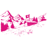 Sticker Chalet Suisse