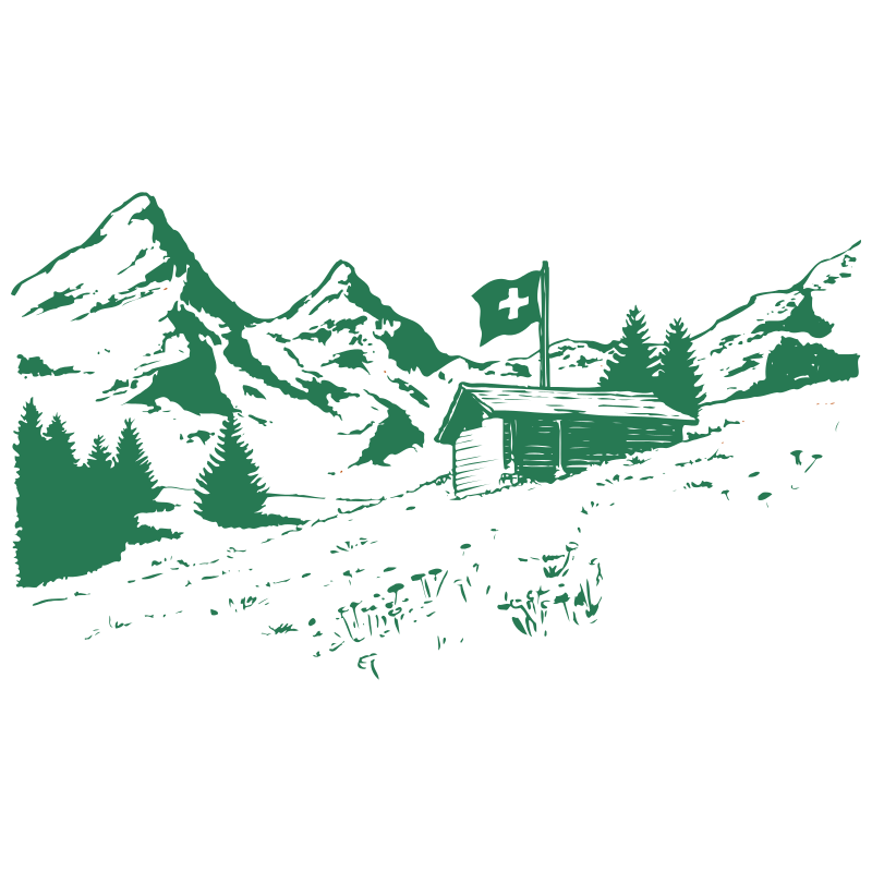 Sticker Chalet Suisse