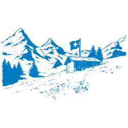 Sticker Chalet Suisse
