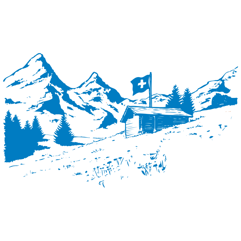 Sticker Chalet Suisse