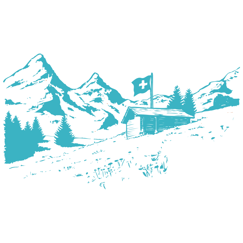 Sticker Chalet Suisse