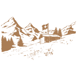 Sticker Chalet Suisse