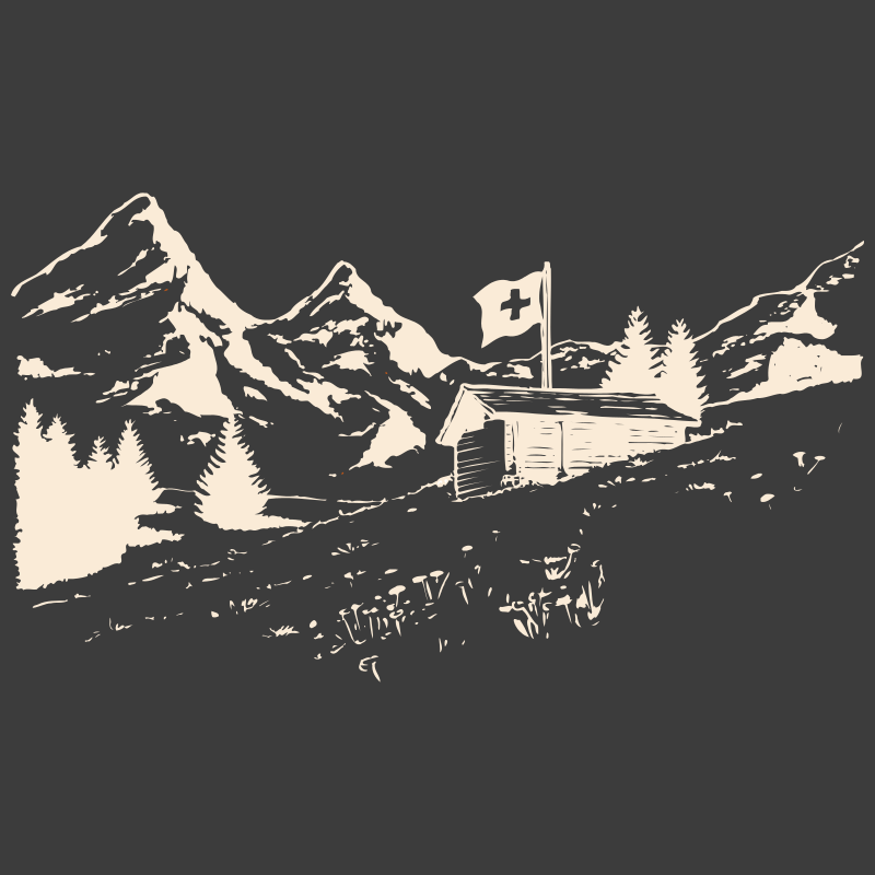 Sticker Chalet Suisse