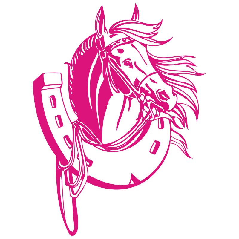 Sticker Cheval & Fer à Cheval