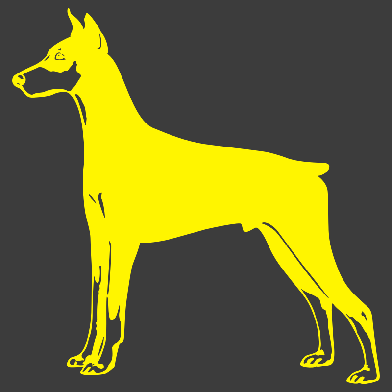 Sticker Dobermann