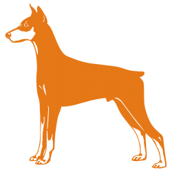 Sticker Dobermann