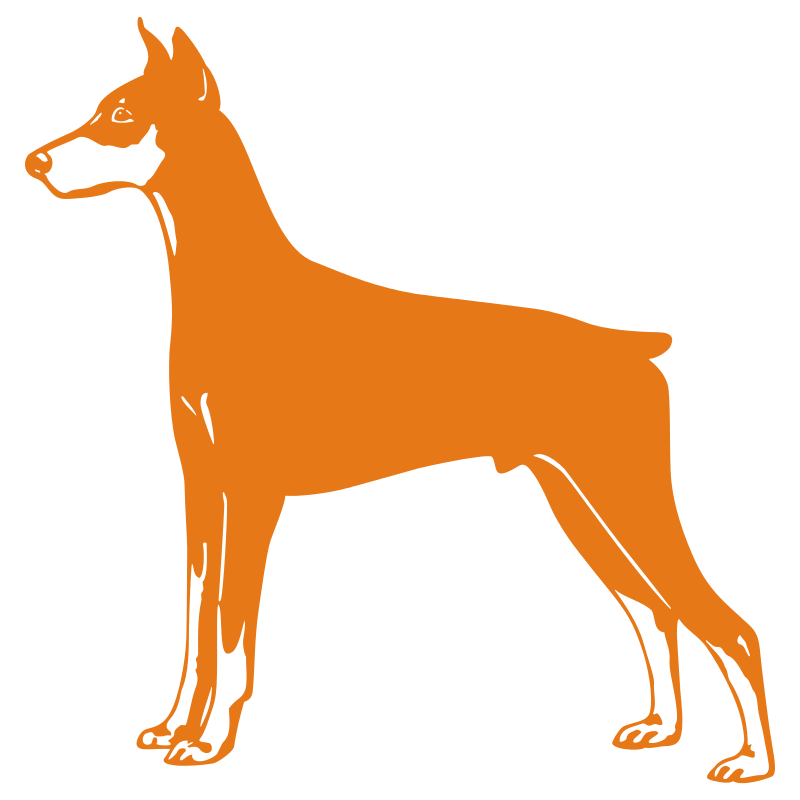 Sticker Dobermann