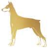 Sticker Dobermann
