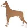 Sticker Dobermann