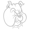 Sticker Tête de Bulldog