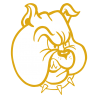 Sticker Tête de Bulldog