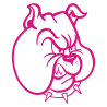 Sticker Tête de Bulldog