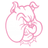 Sticker Tête de Bulldog