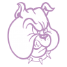 Sticker Tête de Bulldog