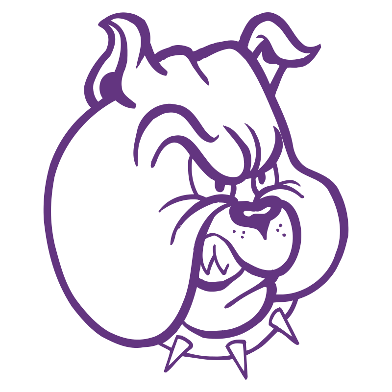 Sticker Tête de Bulldog
