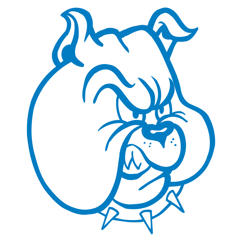 Sticker Tête de Bulldog
