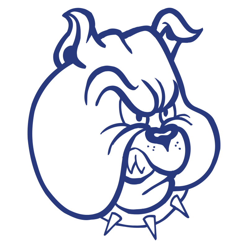Sticker Tête de Bulldog