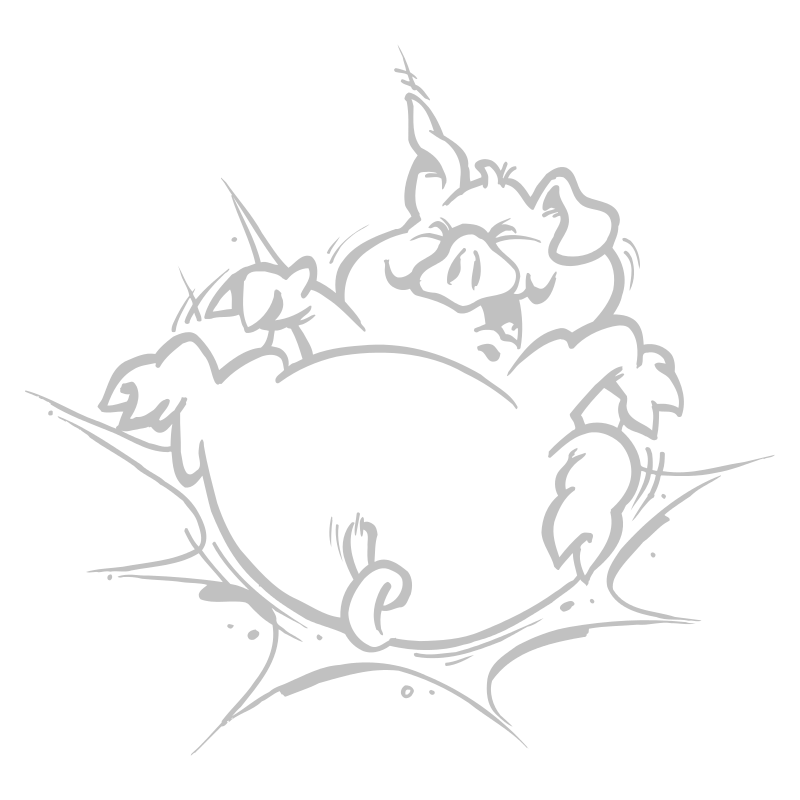 Sticker Cochon Cartoon