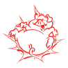 Sticker Cochon Cartoon