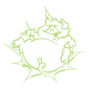 Sticker Cochon Cartoon