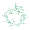 Sticker Cochon Cartoon
