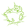 Sticker Cochon Cartoon