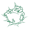 Sticker Cochon Cartoon