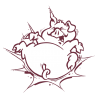 Sticker Cochon Cartoon