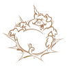 Sticker Cochon Cartoon