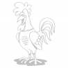Sticker Coq