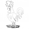 Sticker Coq