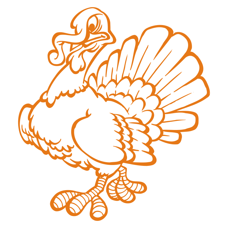 Sticker Dindon