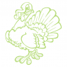 Sticker Dindon