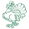 Sticker Dindon