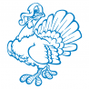 Sticker Dindon