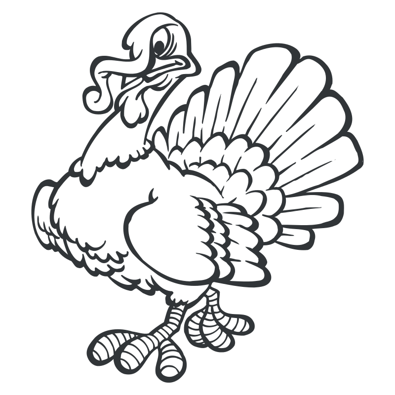 Sticker Dindon