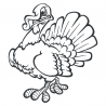 Sticker Dindon