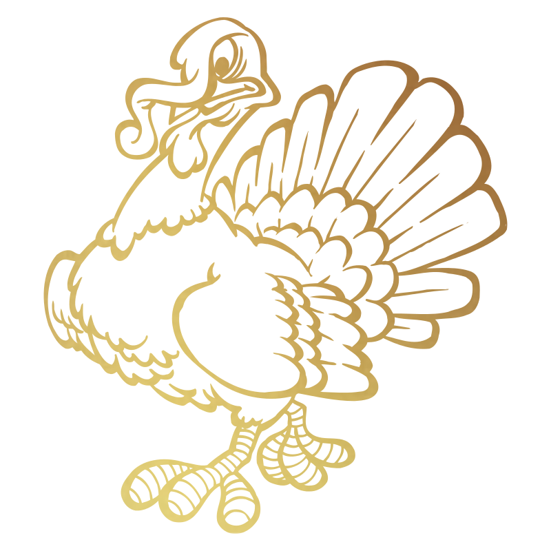 Sticker Dindon
