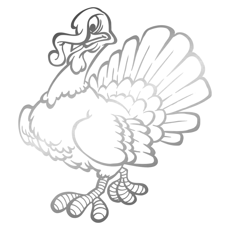 Sticker Dindon