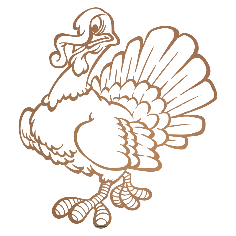 Sticker Dindon