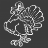 Sticker Dindon