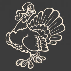 Sticker Dindon