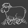 Sticker Mouton