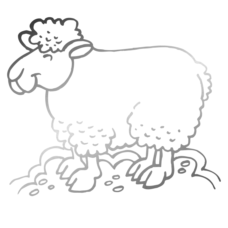 Sticker Mouton