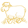 Sticker Mouton