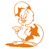 Sticker Poussin